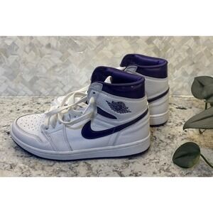 Air Jordan High Court Purple OG Women‎ Size 8.5 Sneakers CD0461-151